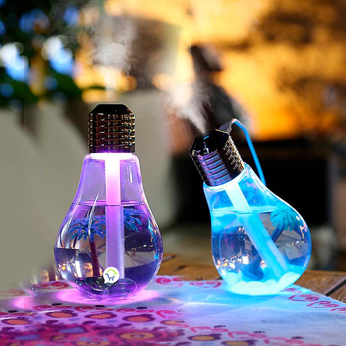 Miniatura 5 de Humidificador Lampara Bombillo RGB EO417